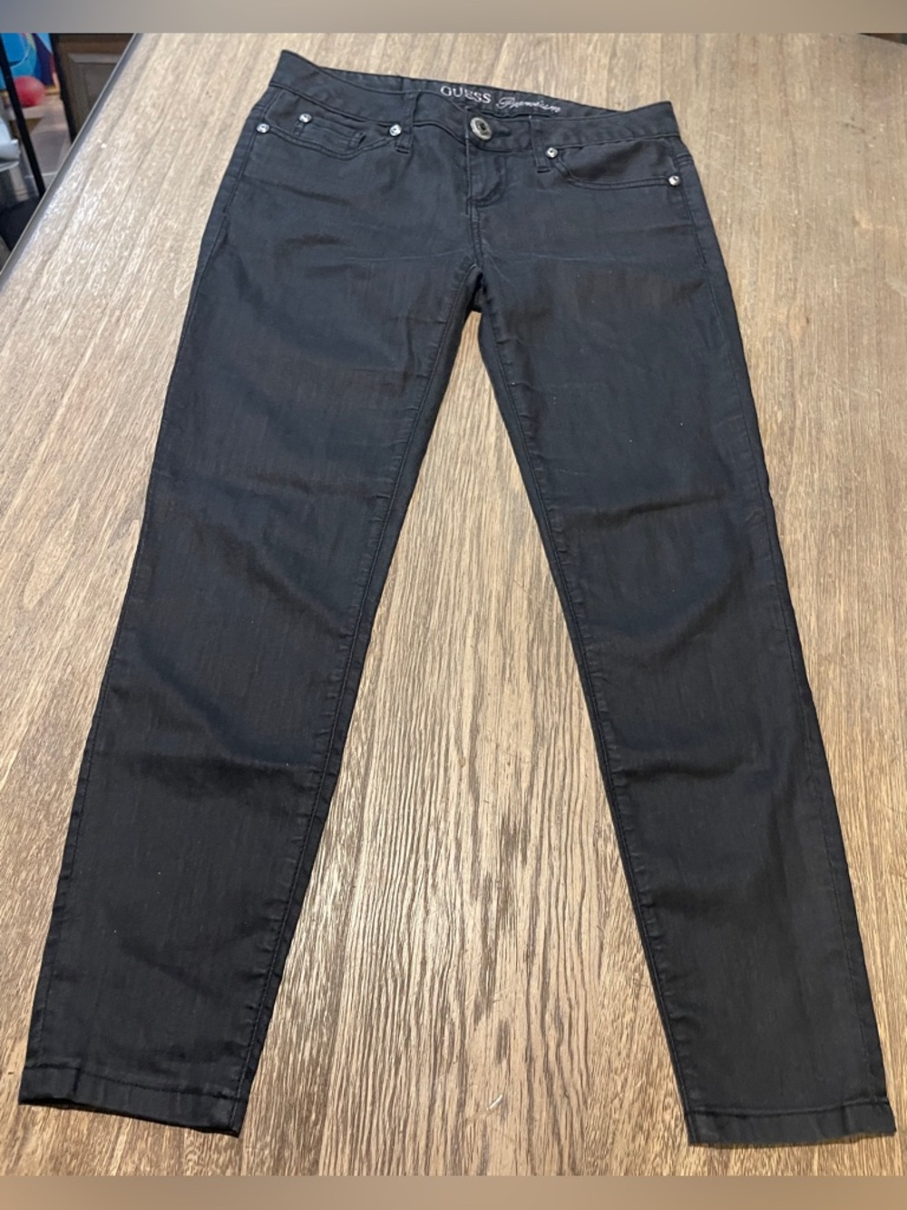 Guess Slim Fit, Skinny Black Pants, Wmn’s Size 27